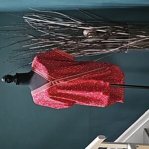 Max Studio Short Sleeve Wrap Top